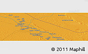 Political Panoramic Map of the area around 39° 3' 25" N, 63° 49' 30" E