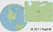 Savanna Style Location Map of the area around 39° 3' 25" N, 83° 13' 29" W