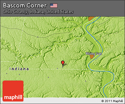 Physical 3D Map of Bascom Corner