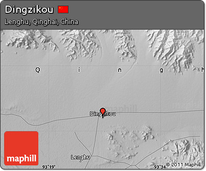 Physical Map of Dingzikou