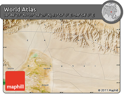 Satellite Map of the Area around 39° 3' 25" N, 94° 25' 30" E
