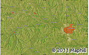 Satellite Map of the area around 39° 3' 25" N, 95° 58' 29" W