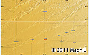 Physical Map of the area around 39° 30' 19" N, 101° 4' 29" W