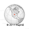 Outline Map of the Area around 39° 30' 19" N, 101° 4' 29" W, rectangular outline