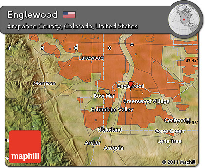 Satellite Map of Englewood