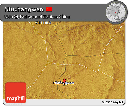 Physical 3D Map of Niuchangwan
