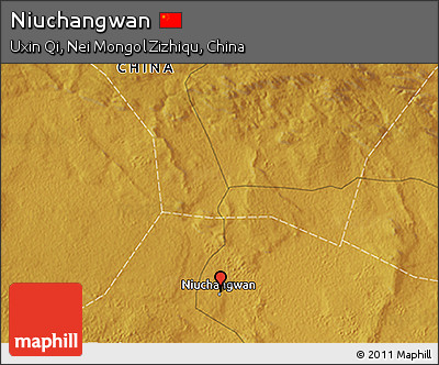 Physical 3D Map of Niuchangwan