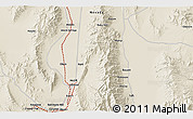 Shaded Relief 3D Map of the area around 39° 30' 19" N, 114° 40' 30" W
