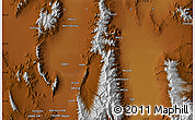 Physical Map of the area around 39° 30' 19" N, 114° 40' 30" W