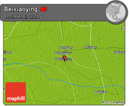 Physical 3D Map of Beixiaoying