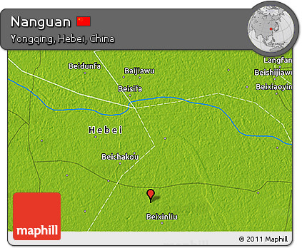 Physical 3D Map of Nanguan