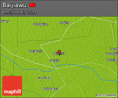 Physical 3D Map of Baijiawu