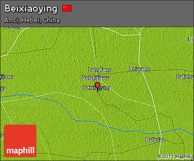 Physical 3D Map of Beixiaoying