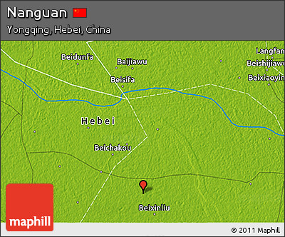 Physical 3D Map of Nanguan