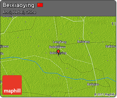 Physical 3D Map of Beixiaoying