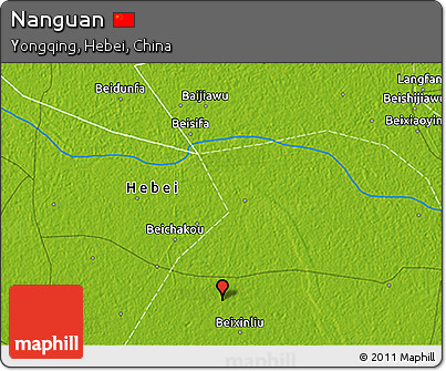 Physical 3D Map of Nanguan