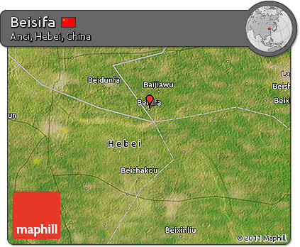 Satellite 3D Map of Beisifa