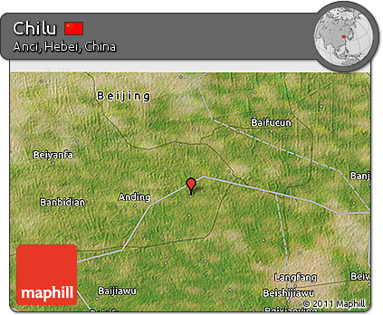 Satellite 3D Map of Chilu