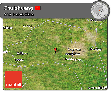 Satellite 3D Map of Chuizhuang