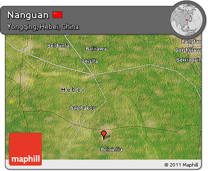 Satellite 3D Map of Nanguan