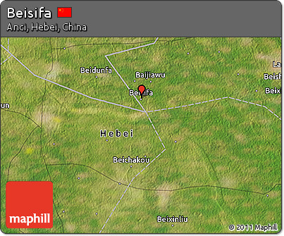 Satellite 3D Map of Beisifa