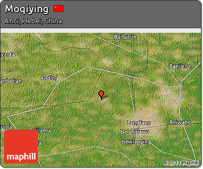 Satellite 3D Map of Moqiying