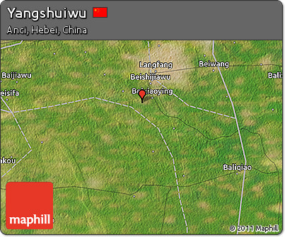 Satellite 3D Map of Yangshuiwu