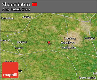 Satellite 3D Map of Shunmintun