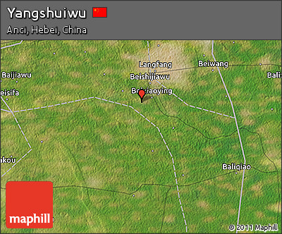 Satellite 3D Map of Yangshuiwu