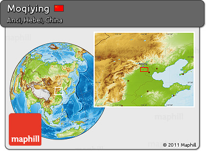 Physical Location Map of Moqiying