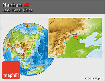 Physical Location Map of Nanhan