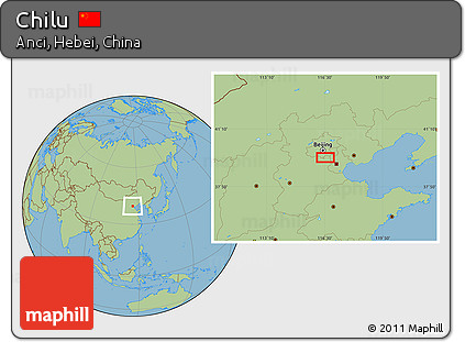 Savanna Style Location Map of Chilu