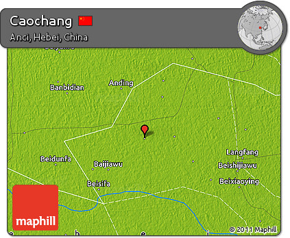 Physical Map of Caochang