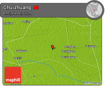 Physical Map of Chuizhuang
