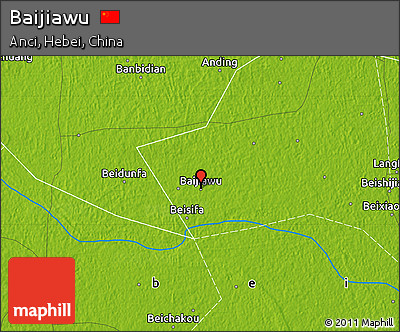 Physical Map of Baijiawu