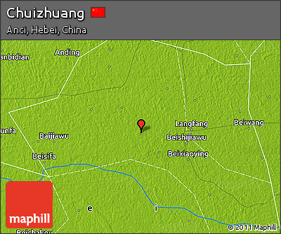 Physical Map of Chuizhuang