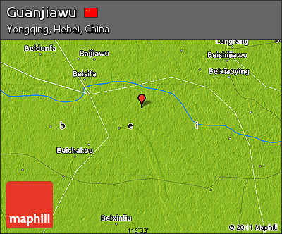 Physical Map of Guanjiawu