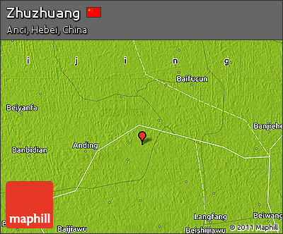 Physical Map of Zhuzhuang