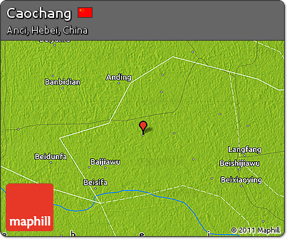 Physical Map of Caochang
