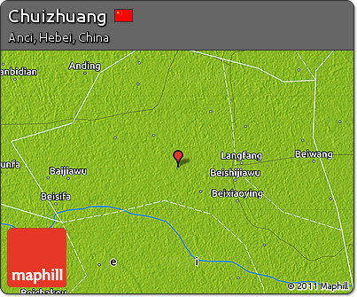 Physical Map of Chuizhuang