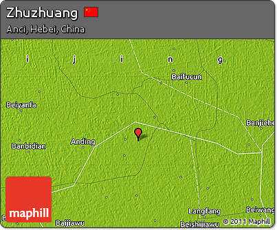 Physical Map of Zhuzhuang
