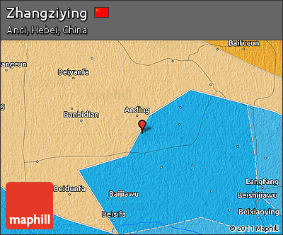 Political Map of Zhangziying