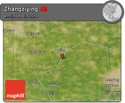 Satellite Map of Zhangziying