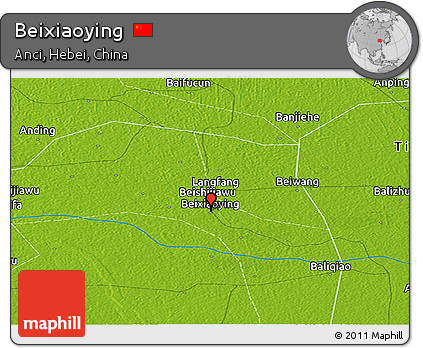 Physical Panoramic Map of Beixiaoying