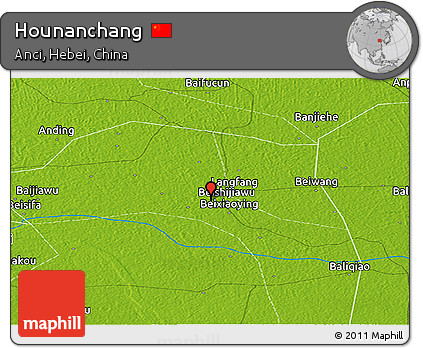 Physical Panoramic Map of Hounanchang