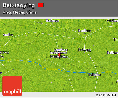 Physical Panoramic Map of Beixiaoying