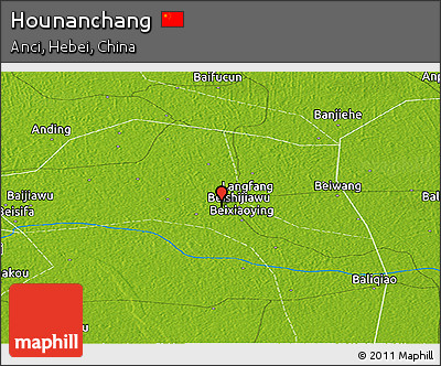 Physical Panoramic Map of Hounanchang
