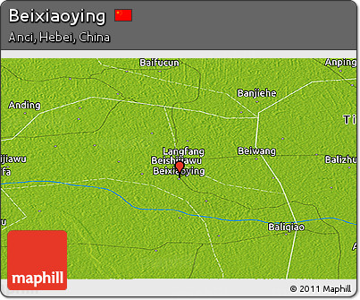 Physical Panoramic Map of Beixiaoying
