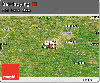 Satellite Panoramic Map of Beixiaoying