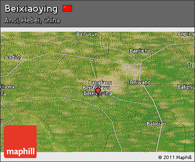 Satellite Panoramic Map of Beixiaoying